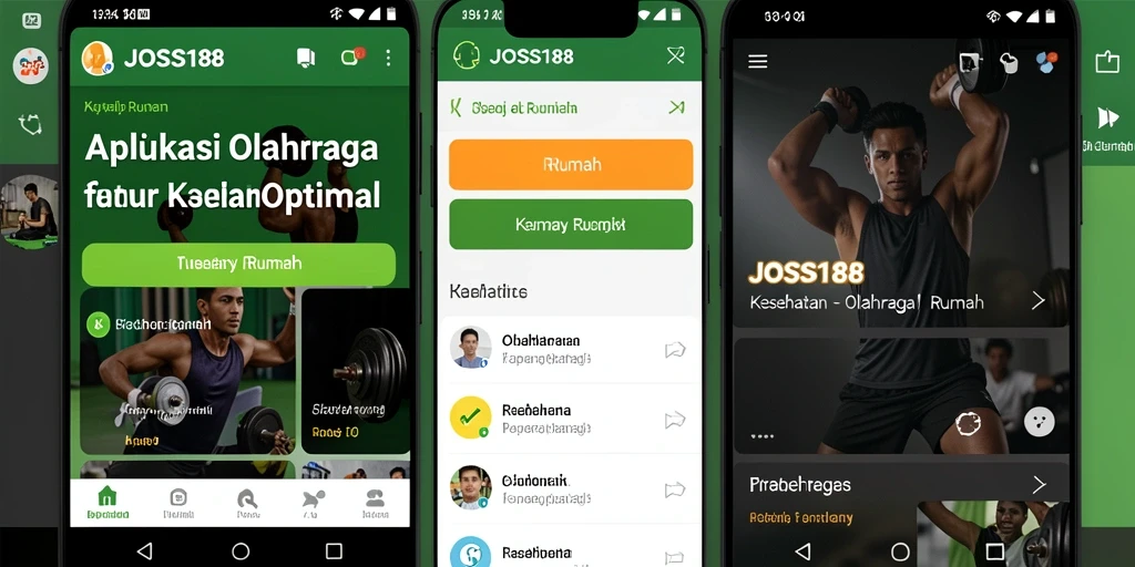 Tampilan antarmuka JOSS188 yang menarik dan mudah digunakan untuk olahraga di rumah.