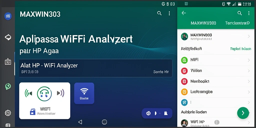 Antarmuka mudah digunakan dengan fitur analisis lengkap jaringan WiFi.