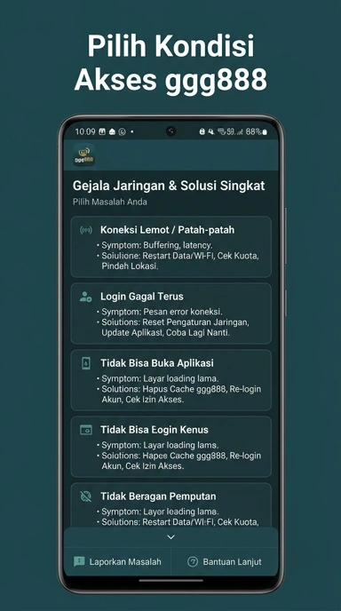 Tampilan link alternatif ggg888